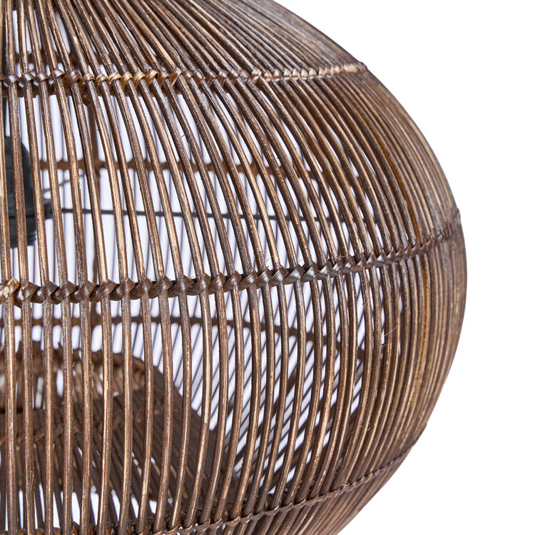 Bazar Bizar La Lampada A Sospensione Desert Gourd - Noce Scuro - S