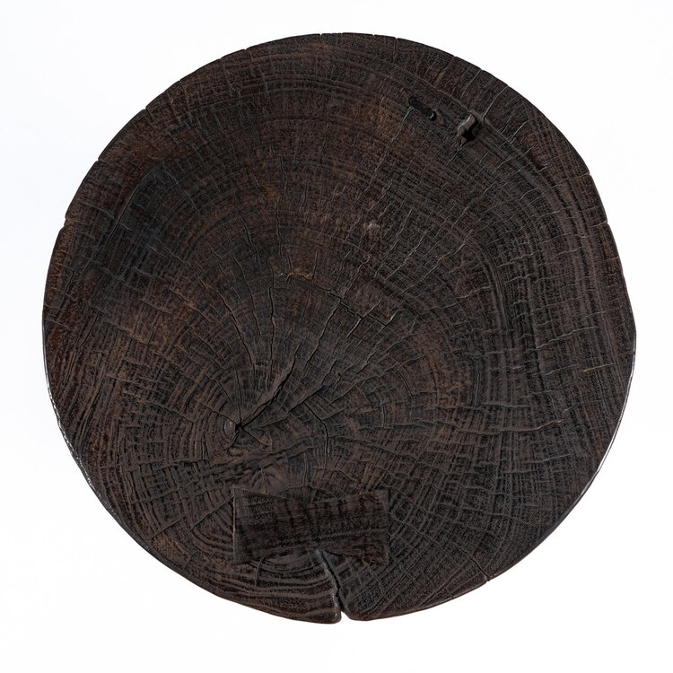 Bazar Bizar The Mocha Rings Side Table - Dark Walnut