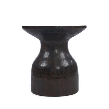 Bazar Bizar La Table d’Appoint Hourglass - Noyer Foncé