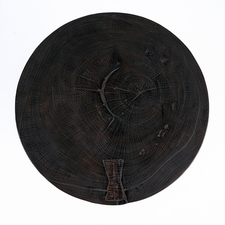 Bazar Bizar La Table d’Appoint Hourglass - Noyer Foncé