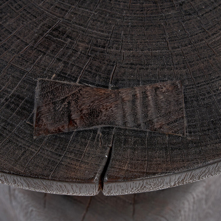 Bazar Bizar The Drumline Side Table - Dark Walnut