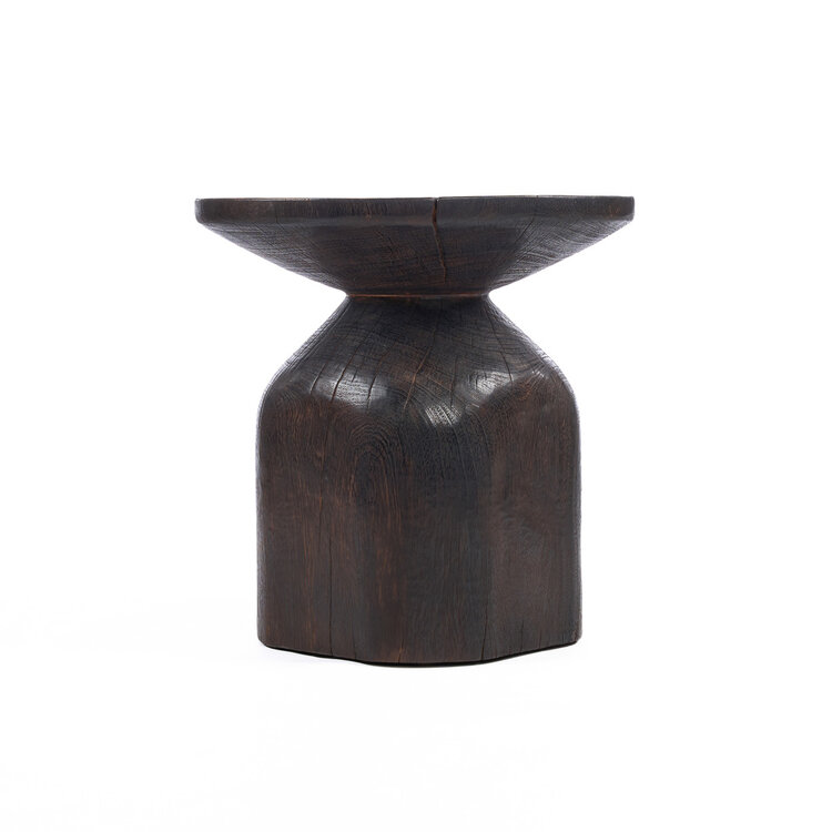 Bazar Bizar The Drumline Side Table - Dark Walnut