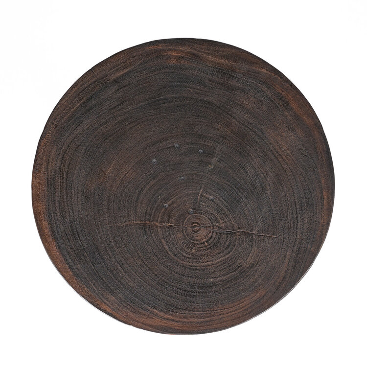 Bazar Bizar La Table d’Appoint Cone Alone - Noyer Foncé