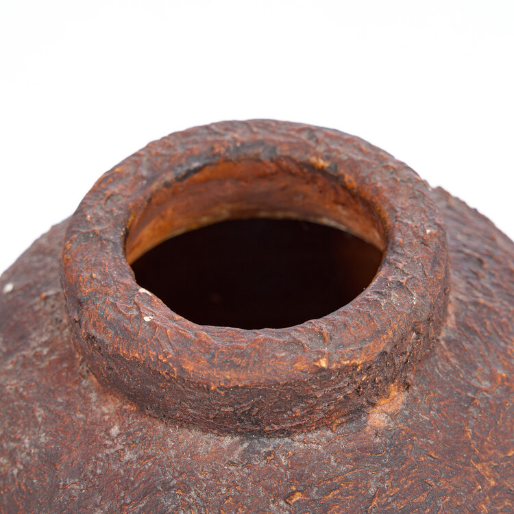 Bazar Bizar The Clay Echo Vase - Burgundy - S