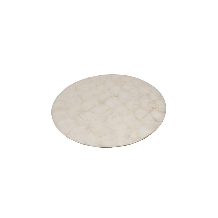 Bazar Bizar The Mother of Pearl Coaster - White