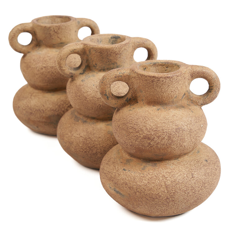 Bazar Bizar The Earthen Balance Vase - Sand - S