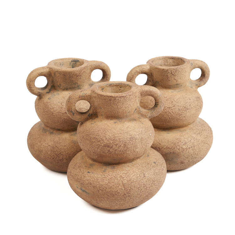 Bazar Bizar The Earthen Balance Vase - Sand - S