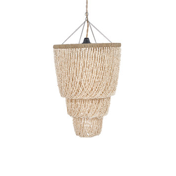 Bazar Bizar Le Lustre En Coquillages Lagoon - Naturel - M