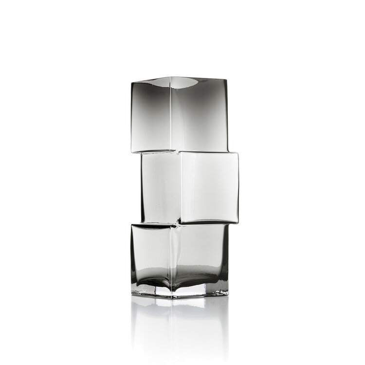 Bazar Bizar Die Rummikub Vase - Dunkelgrau - L