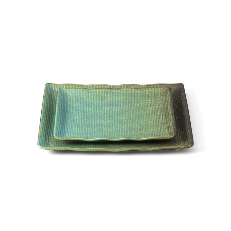 Bazar Bizar The Lagoon Square Plate - L