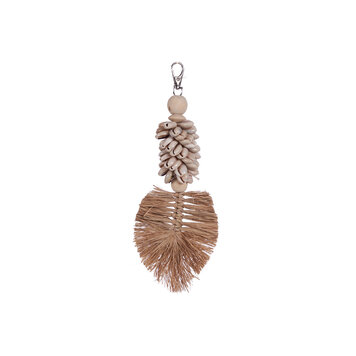 The Komodo Leaf Keychain - Natural