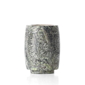 Bazar Bizar The Bidasar Marble Candle Holder - Green - High