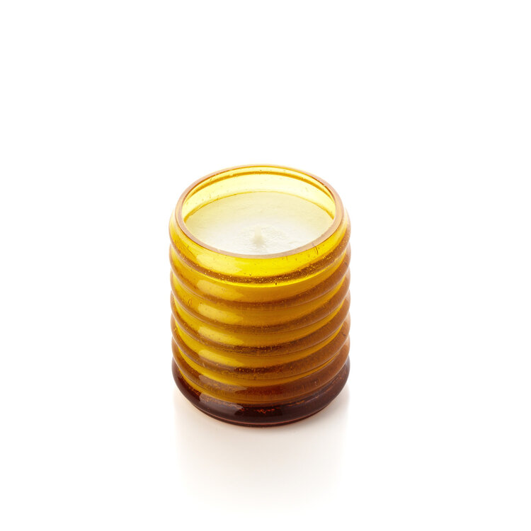 Bazar Bizar The Golden Hive Candle Jar - Honey - Wide