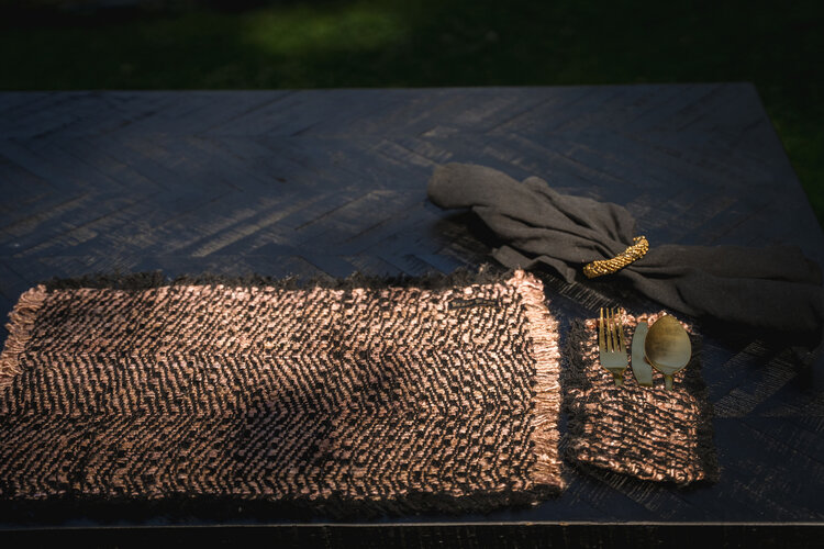 The Oh My Gee Cutlery Holder - Black Copper