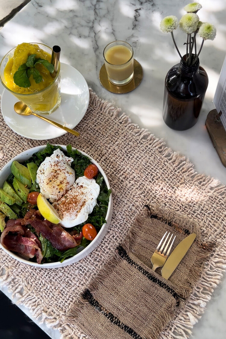 Die Oh My Gee Bestecktasche - Beige Schwarz