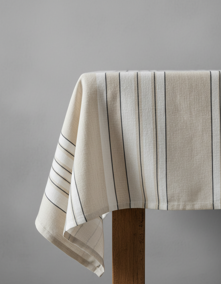 Bazar Bizar El Mantel Provence - Negro Blanco Natural - 150x300