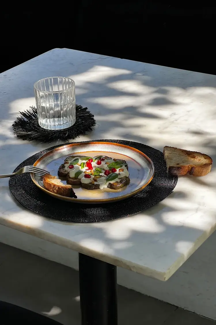 Bazar Bizar Le Set De Table En Perles - Noir