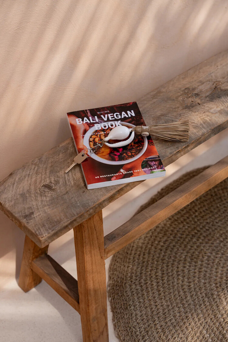 Bazar Bizar De Kubu Sleutelhanger - Wit Naturel