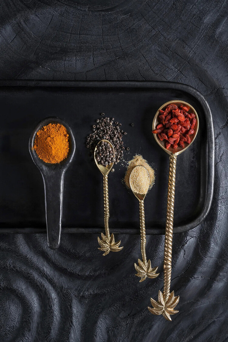 Bazar Bizar The Palm Tree Salad Spoon - Gold