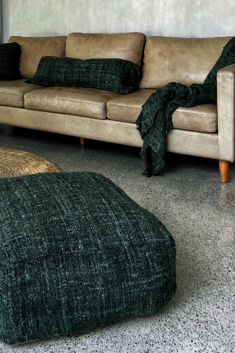 Bazar Bizar The Oh My Gee Pouffe - Forest Green