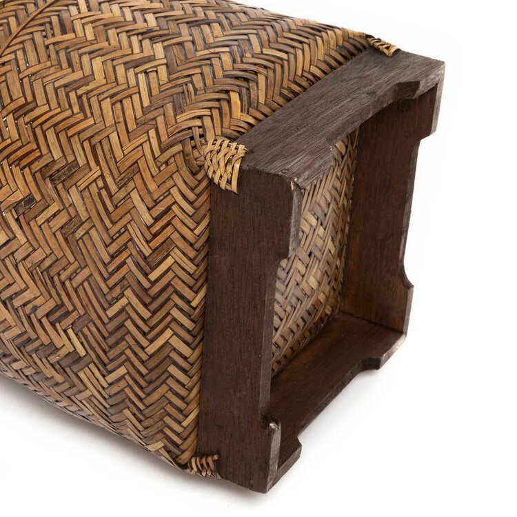 Bazar Bizar The Bathroom Bin Basket - Natural Brown