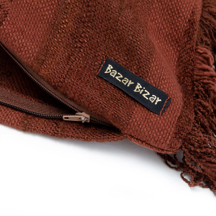 Bazar Bizar Il Copricuscino Oh My Gee - Velluto Bordeaux - 60x60