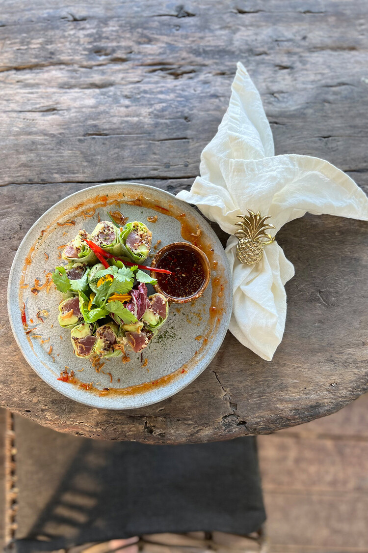 Bazar Bizar Die Leinenserviette - Weiß - 4er-Set