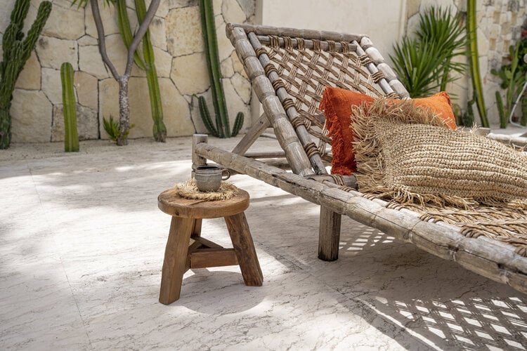 Bazar Bizar Le Tabouret Yatai - Naturel - S