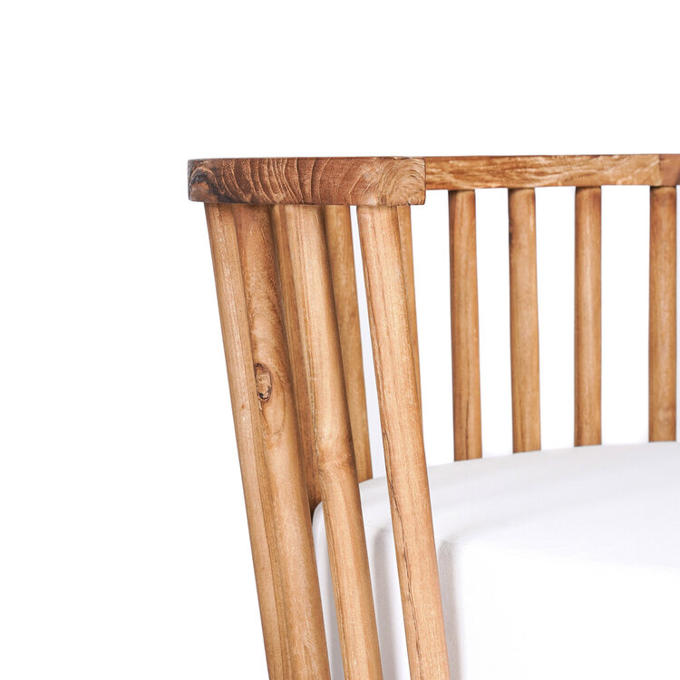 Bazar Bizar The Malawi One Seater - Natural White