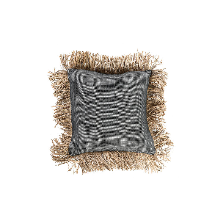 Bazar Bizar La Funda De Cojín Cotton Bonita - Negro Natural - 40x40