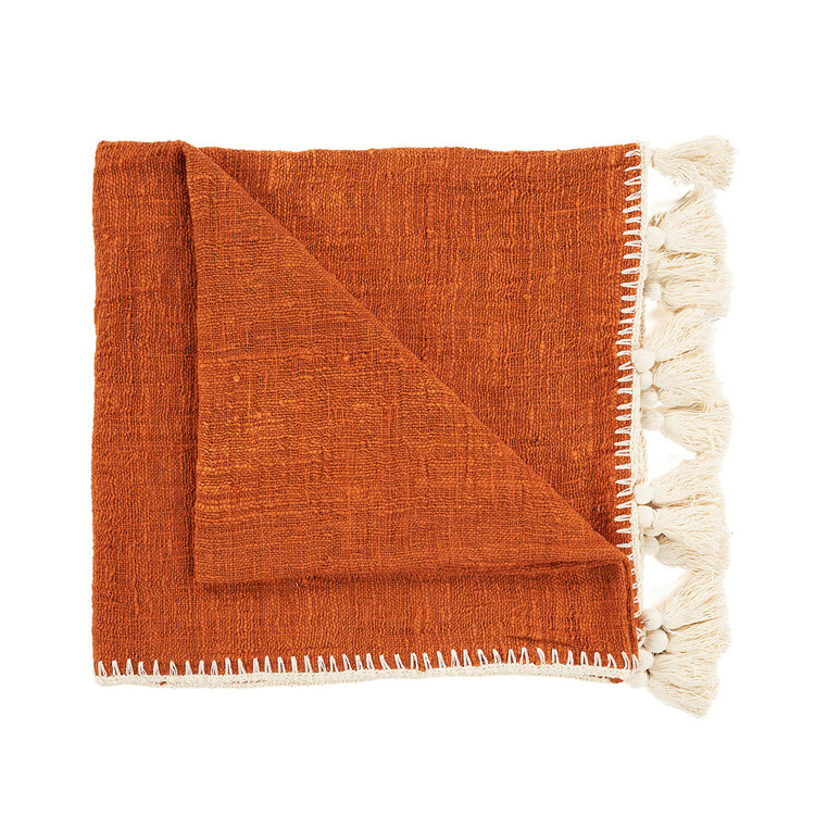 Bazar Bizar De Stitch Bedsprei - Terracotta