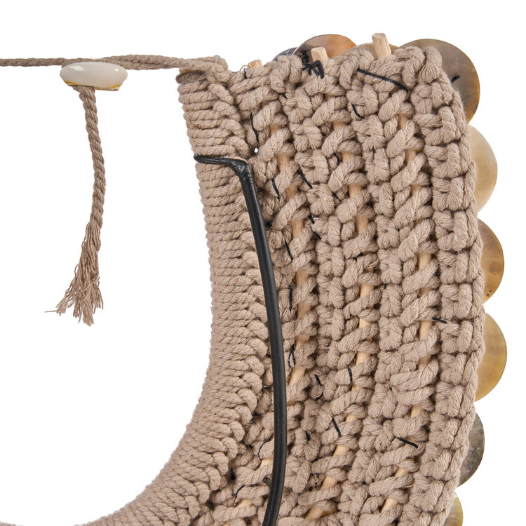 De Clam Couture Op Standaard - Naturel