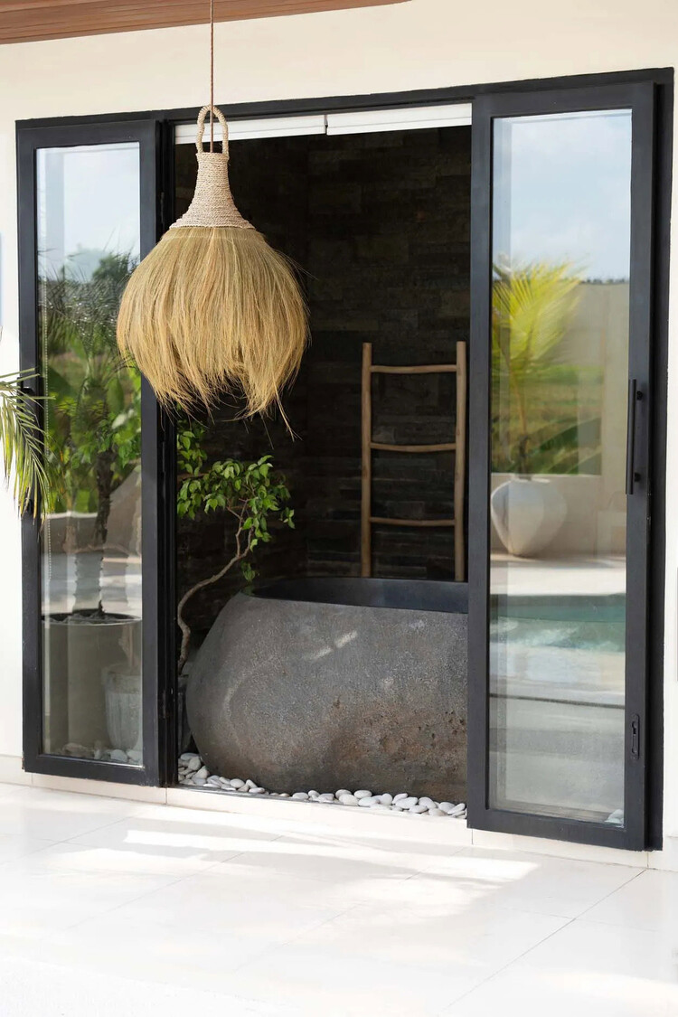 Bazar Bizar Die Makiki Pendelleuchte - Natur - L