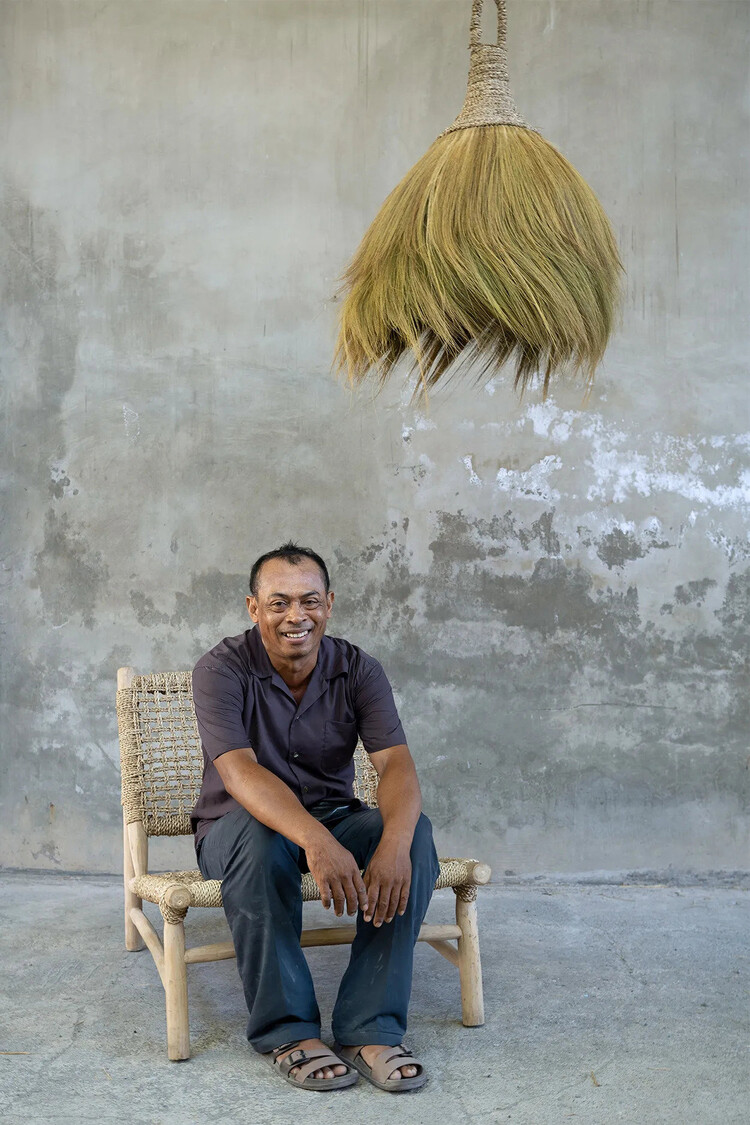 Bazar Bizar Lámpara Colgante Makiki - Natural - L