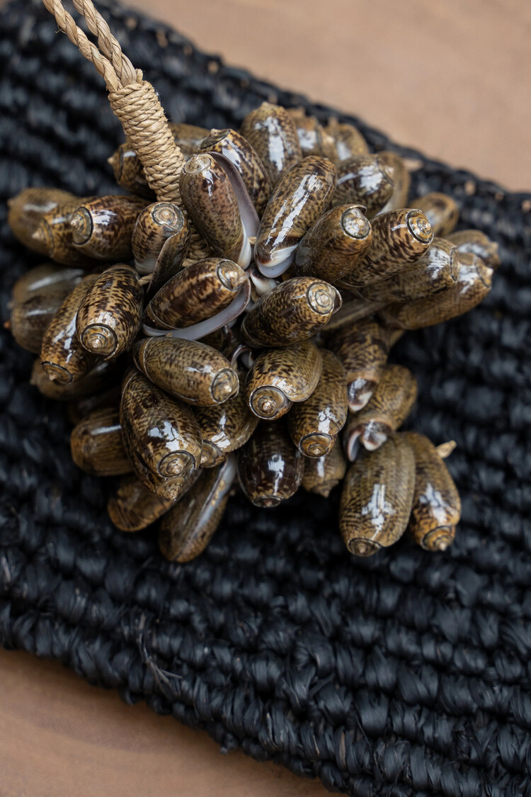 Bazar Bizar The Brown Cowrie Shell Tassel