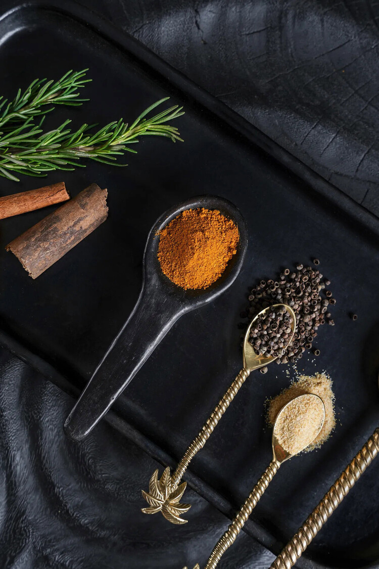 Bazar Bizar La Cuchara De Té Palmera - Oro