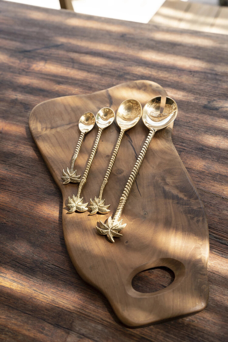 Bazar Bizar The Palm Tree Tea Spoon - Gold
