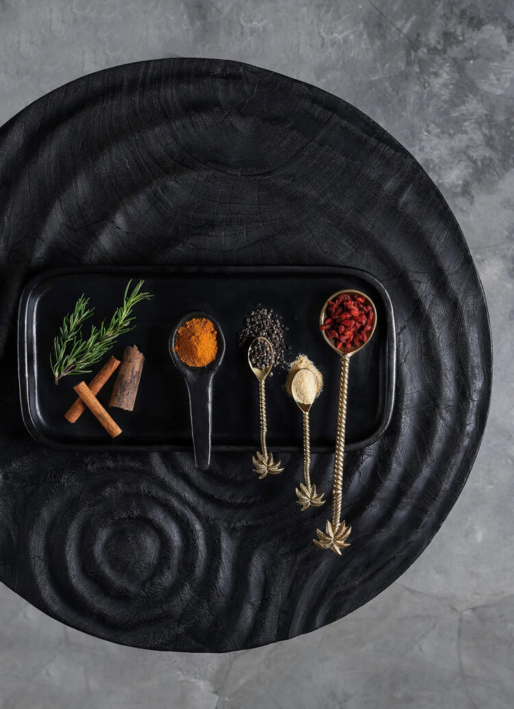 Bazar Bizar The Palm Tree Tea Spoon - Gold