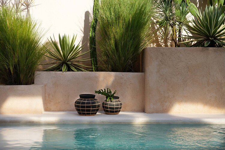 Bazar Bizar Il Vaso Belly - Nero Naturale - M