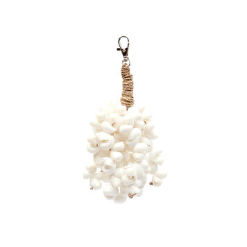Bazar Bizar The Kai Shell Keychain - White