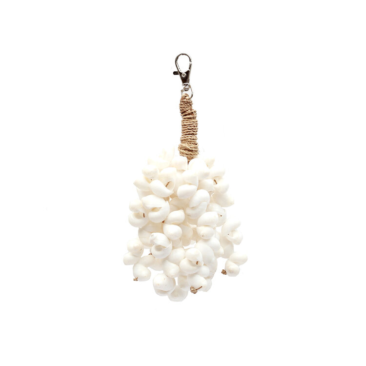 Bazar Bizar The Kai Shell Keychain - White