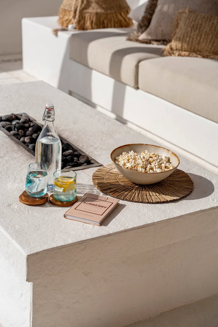 Bazar Bizar The Teak Root Boho Coaster