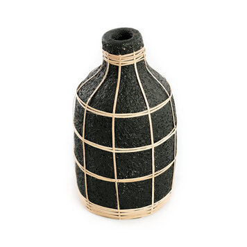 Bazar Bizar The Whoopy Vase - Black Natural - L