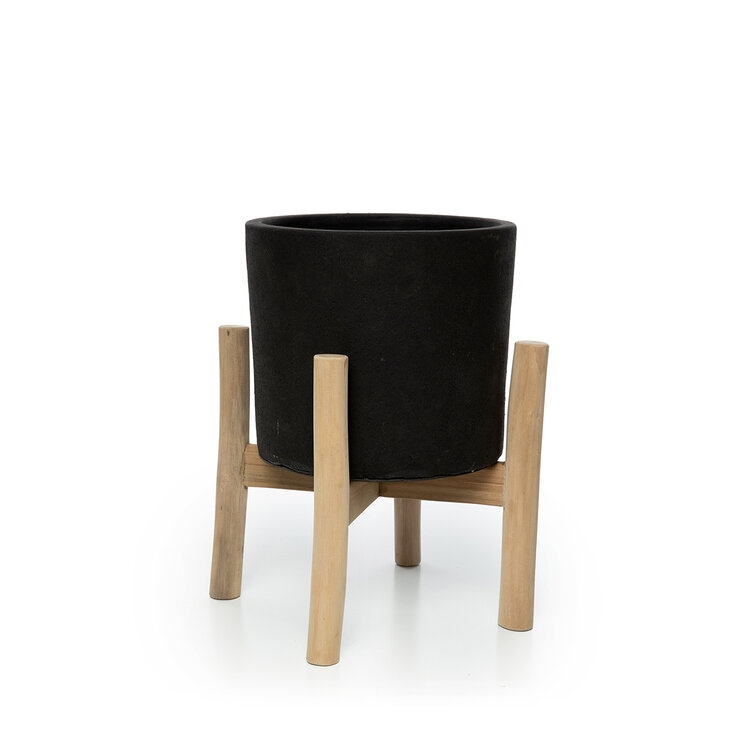 Bazar Bizar La Jardinière Charcoal Bas - Noir Naturel - S