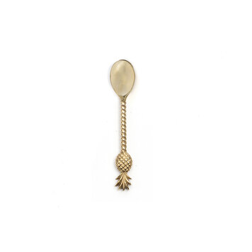 Bazar Bizar The Pineapple Tea Spoon - Gold