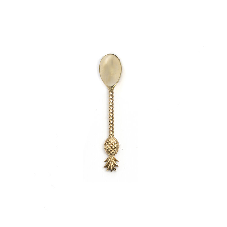 Bazar Bizar The Pineapple Tea Spoon - Gold