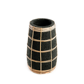 Bazar Bizar Il Vaso Cutie - Nero Naturale - S