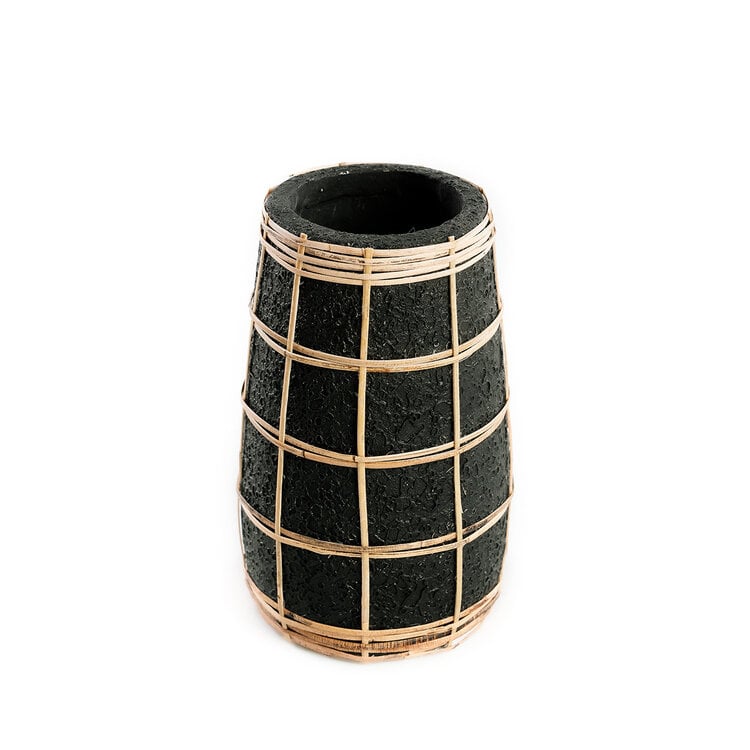 Bazar Bizar Le Vase Cutie - Noir Naturel - S