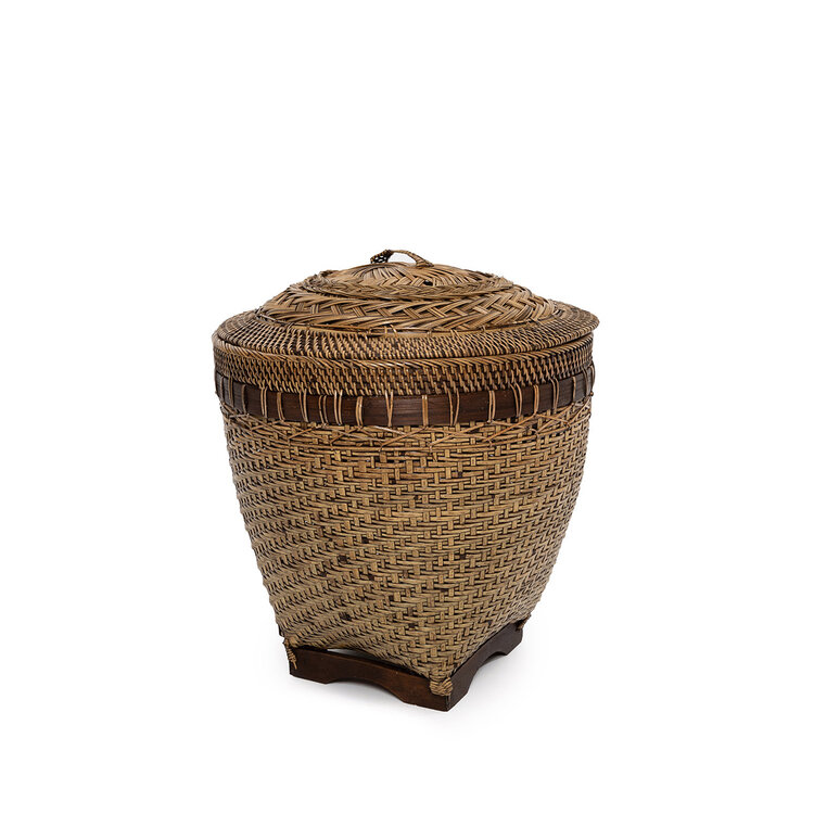 Bazar Bizar Le Panier Colonial Storage - Naturel Marron - M