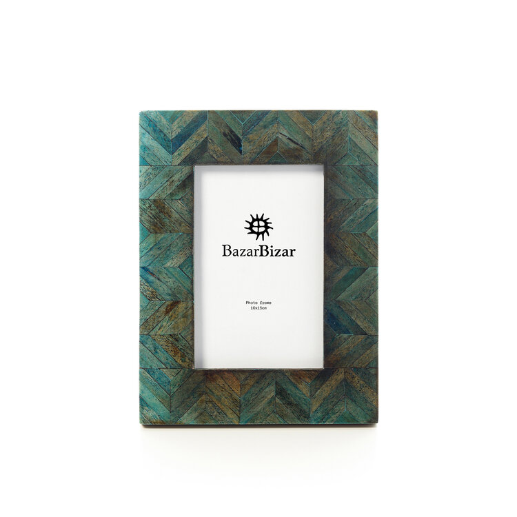 Bazar Bizar El Drift Bleu Mosaic Frame - 10x15